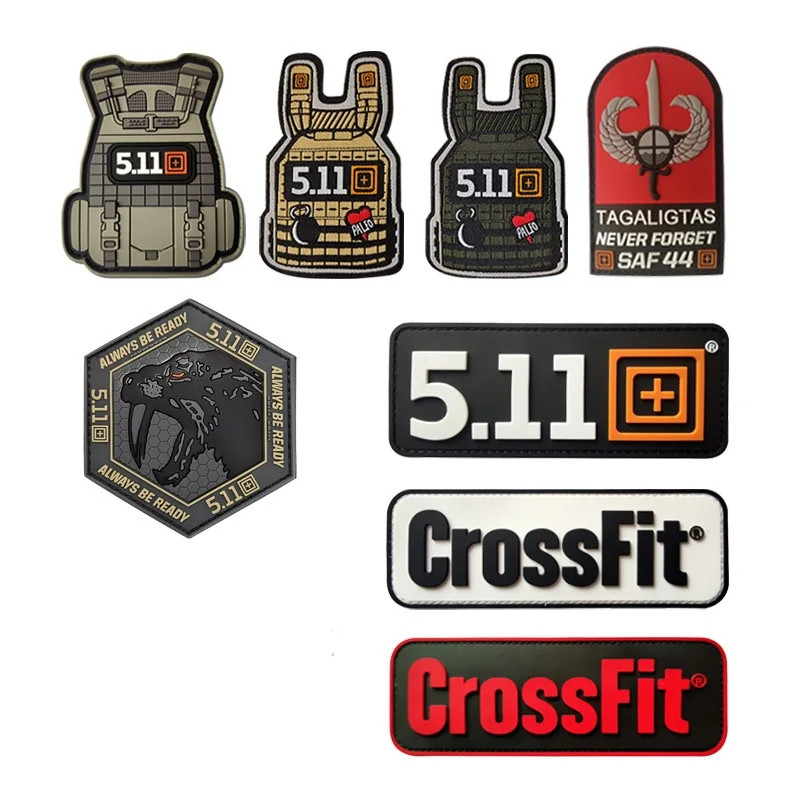Crossfit Gear Pouch - Naszywki taktyczne wojskowe 3D z PVC