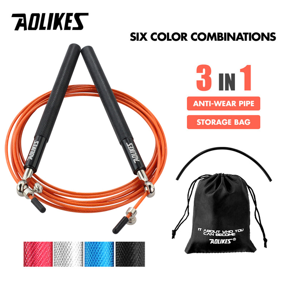 Crossfit Equipment - AOLIKES 1 szt. Crossfit Speed ​​skakanka